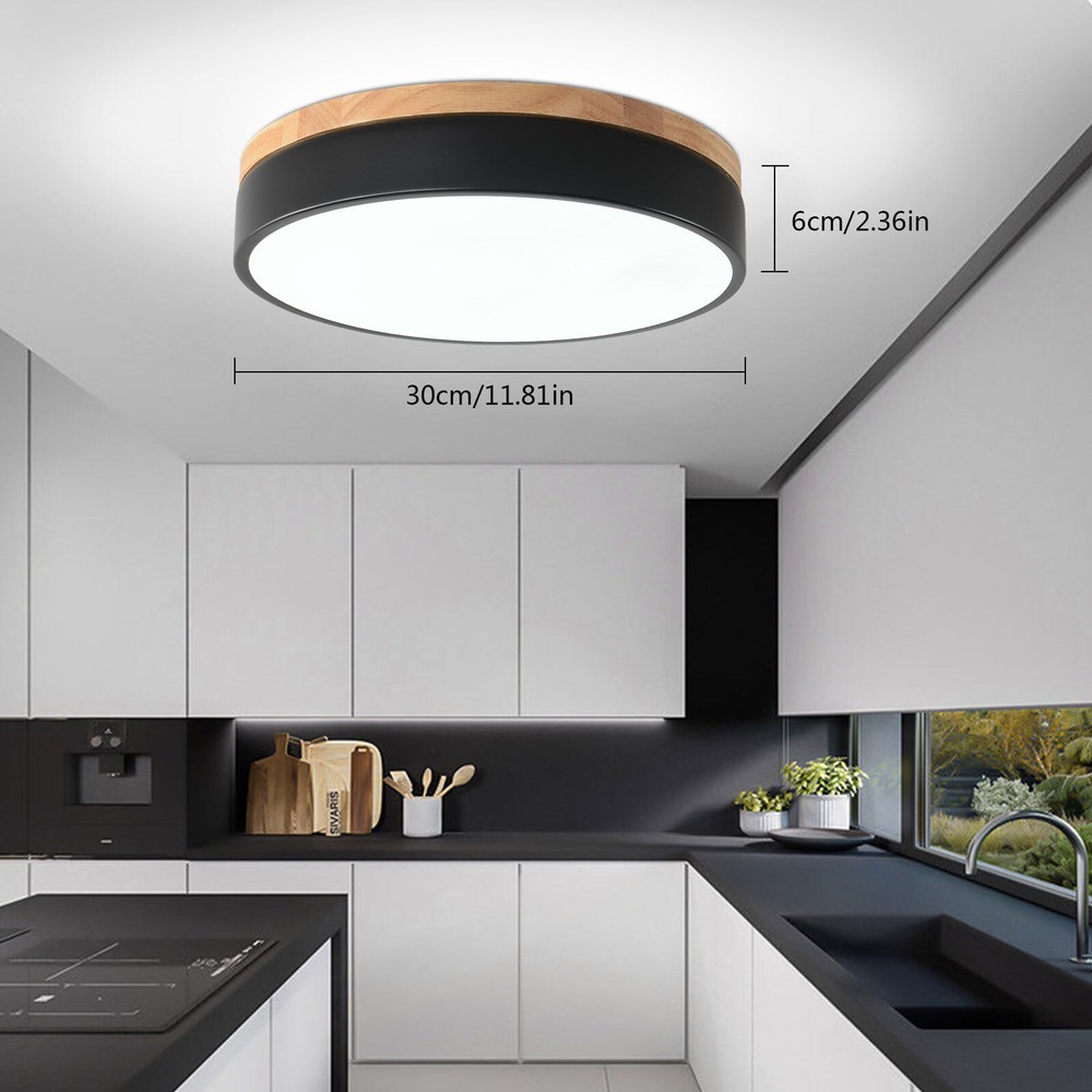 Dimmable LED Close to Ceiling Light Mount Ceiling Light Circle Lighting