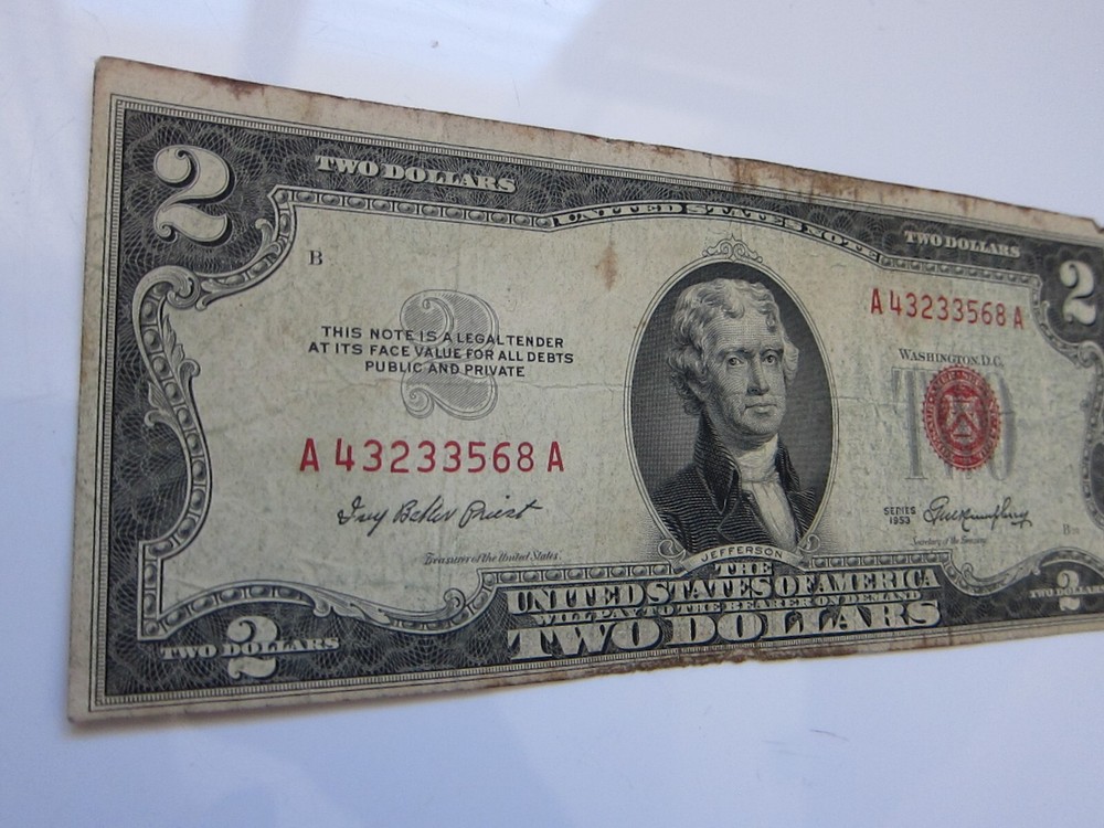 1953 $2 Red Seal #43233568