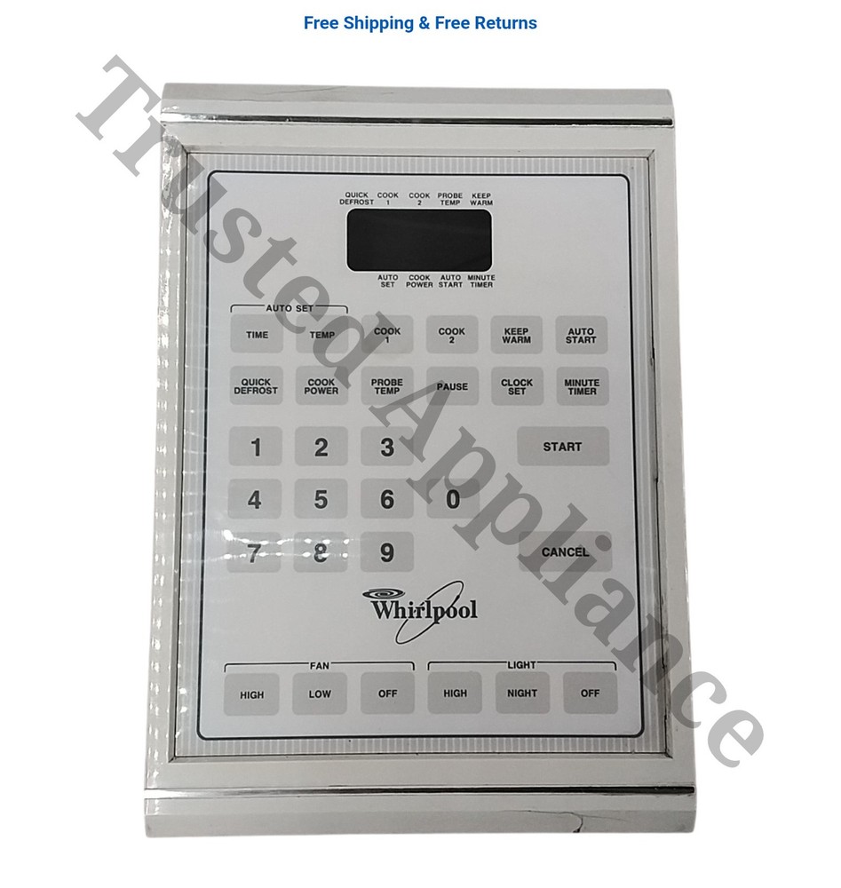 Microwave Control Panel Console 4158439 WHITE