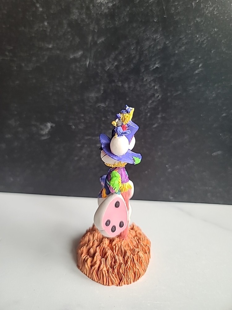 Vintage Scarecrow Mouse Figurine