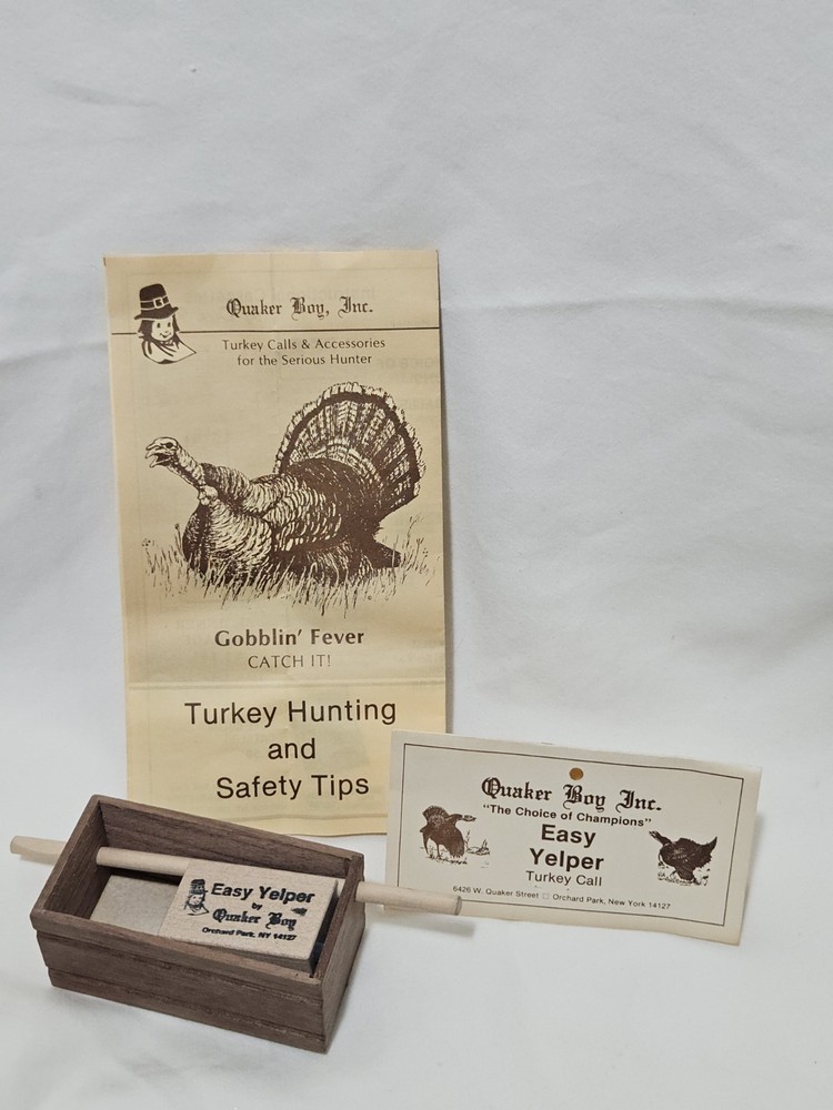 Quaker Boy Easy Yelper Turkey Call Wooden