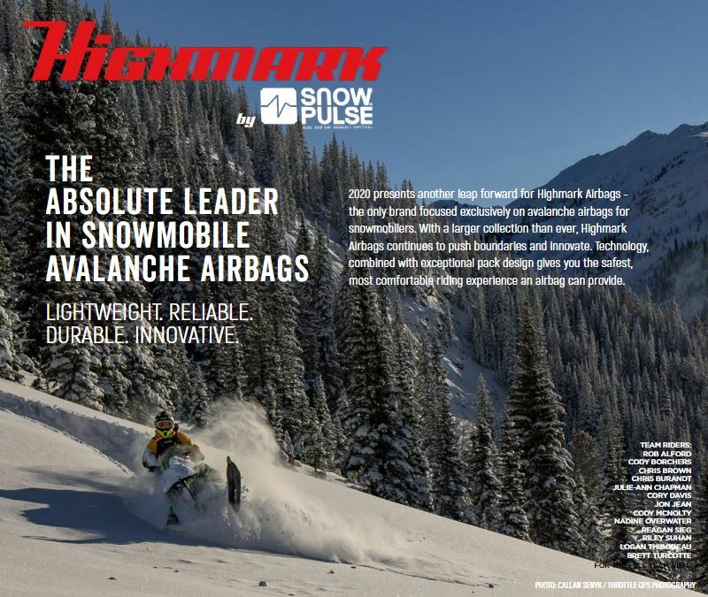 New Highmark Guide 3.0 Avalanche Airbag System, Snowmobile ABS Backpack, Bag