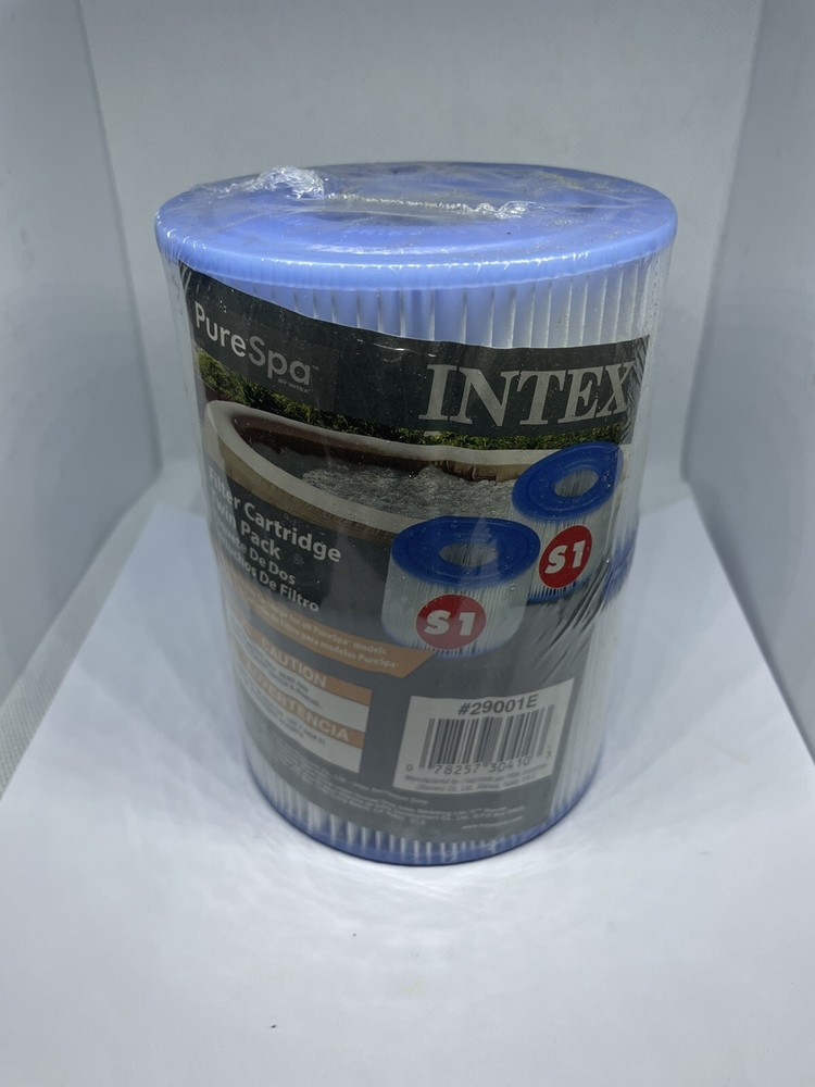 2-PACK Intex 29001E PureSpa Type S1 Easy Set~Spa Filter Replacement Cartridges