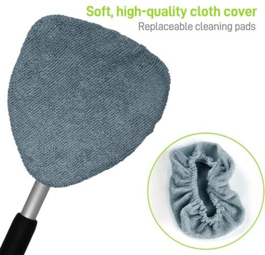 XINDELL 5 Pack Microfiber Pads – Replacement Heads Cover for Xindell Grey