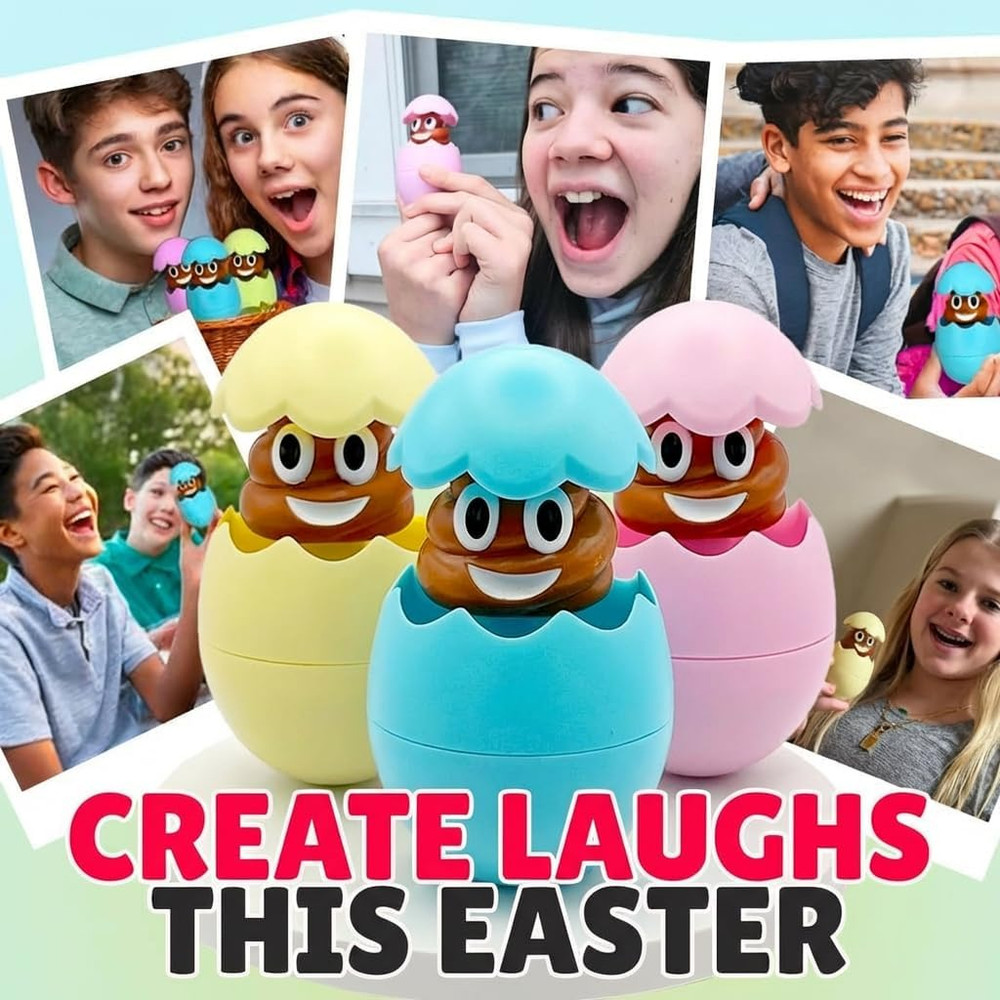 Egg Pops Talking Easter Egg Toy - Figure Pops up & Plays Sounds, Easter Basket S