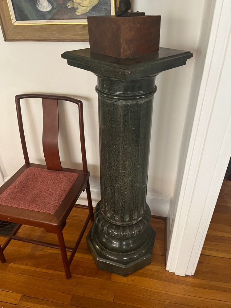 Massive Heavy Stone Pedestal Column