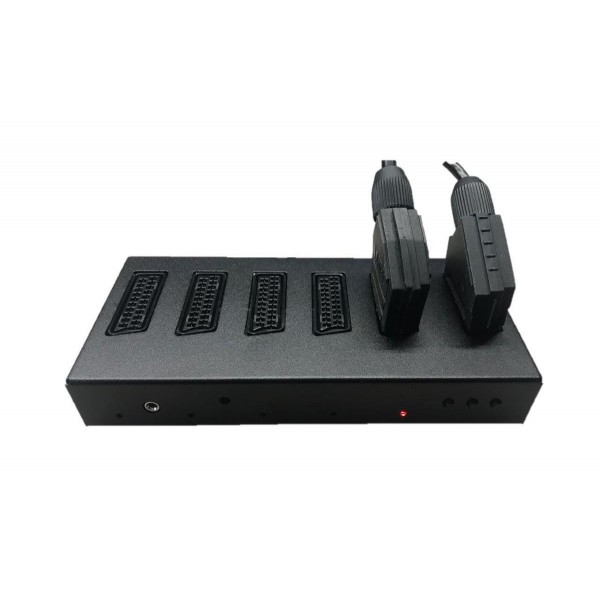 Mini Hydra - 5 inputs 1 output automatic SCART switch by Lotharek (metal case)