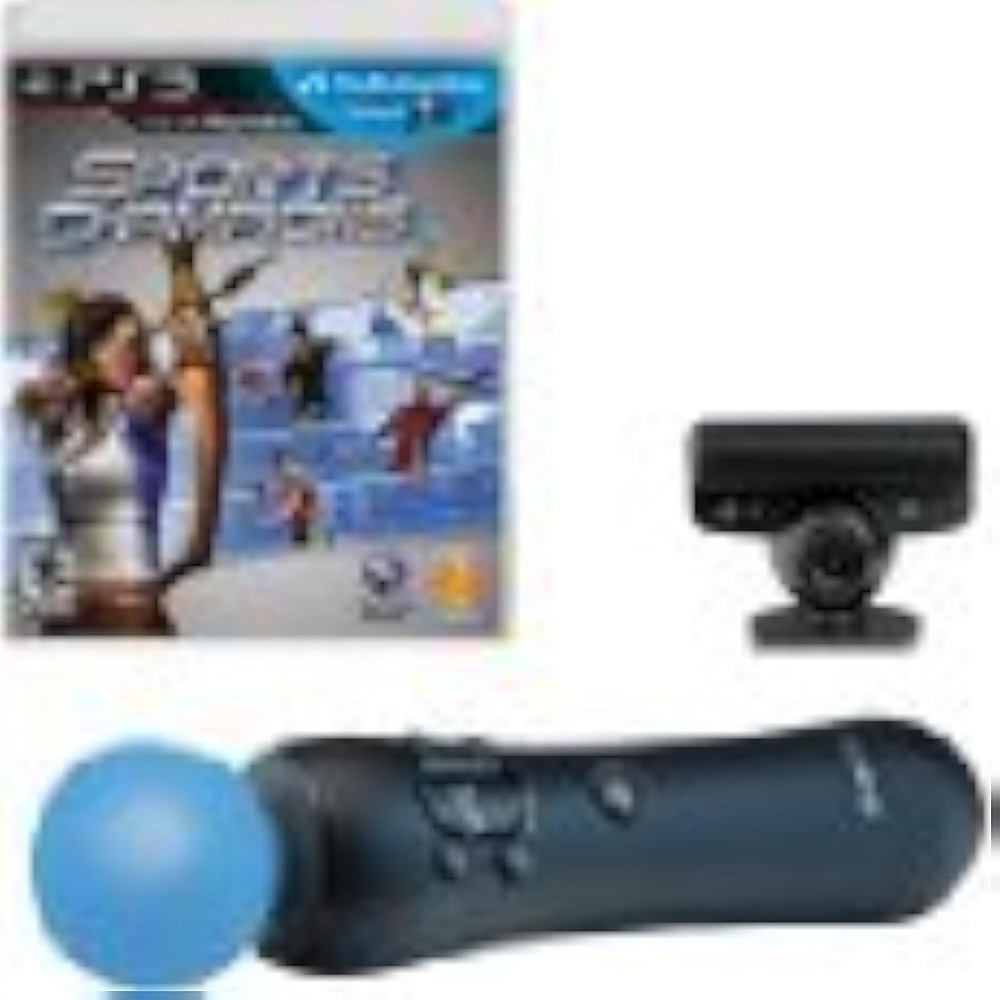 Move Starter Bundle Camera Move Controller Game PS3 For PlayStation 3 5Z