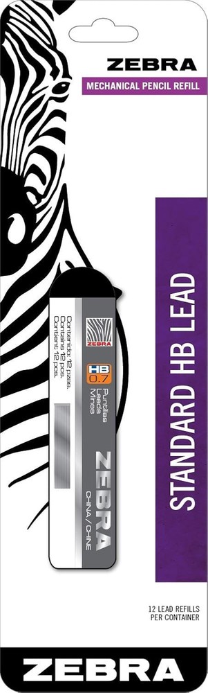 Standard HB Lead Mechanical Pencil Refill, 0.7mm