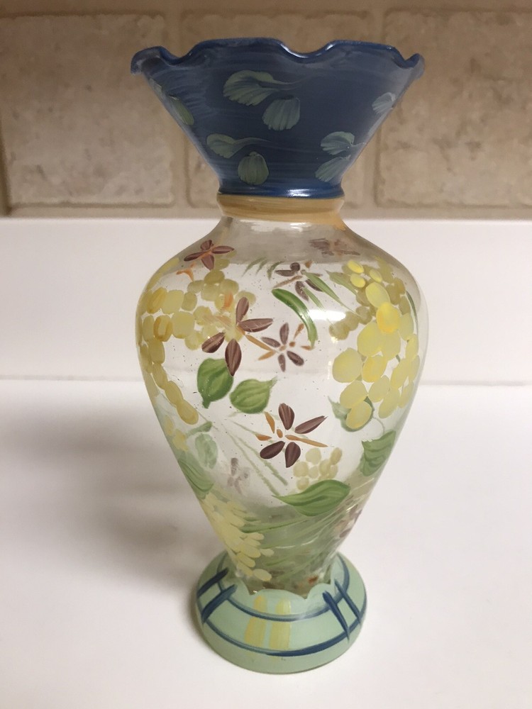 Capriware Handpainted Bud Vase