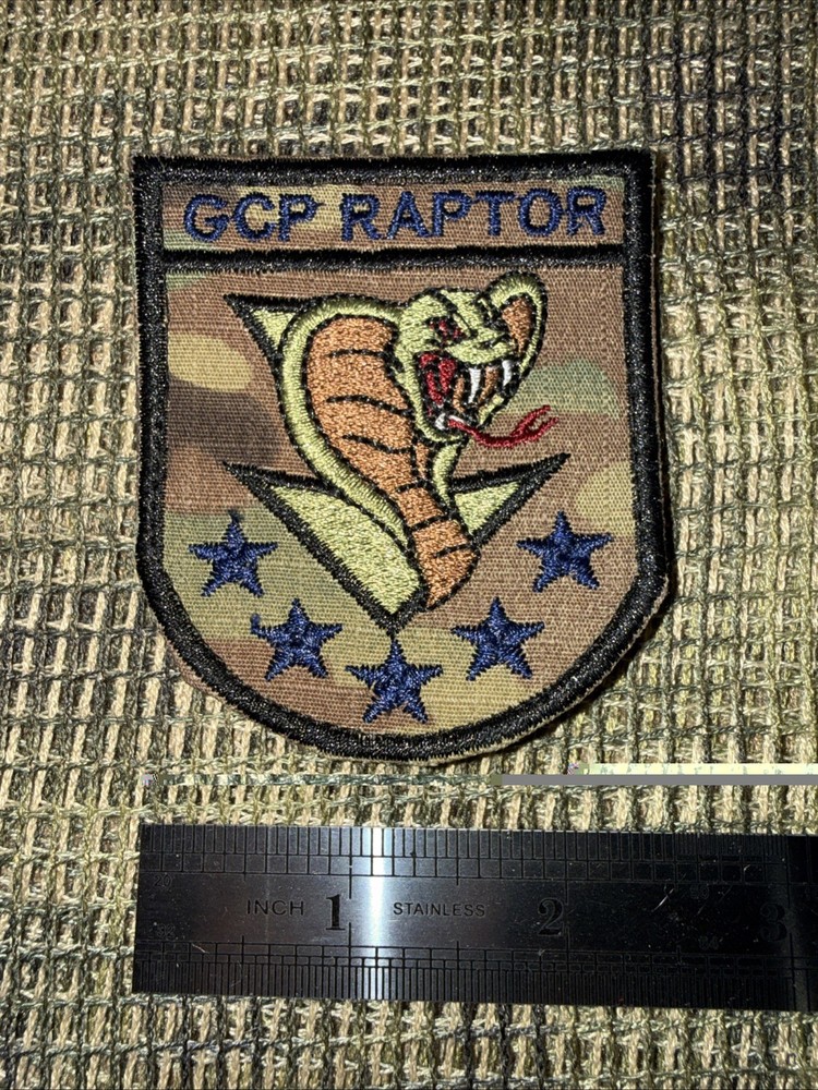 French NATO Forces Forces GCP COMANDO Task Force Raptor Pocket Patch FFL