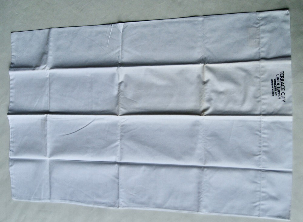 Vintage Queen White 100% Cotton Basic Pillow Cases set of 3