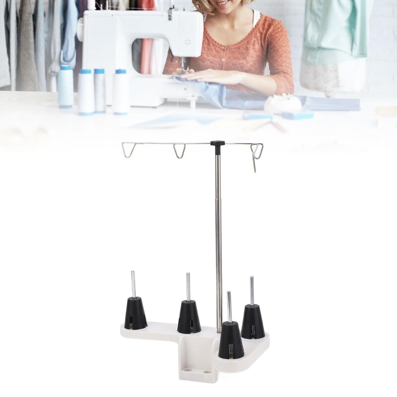 Thread Roll Holder Thread Spool Holder Stand Sewing Thread Stand with 4 Spools