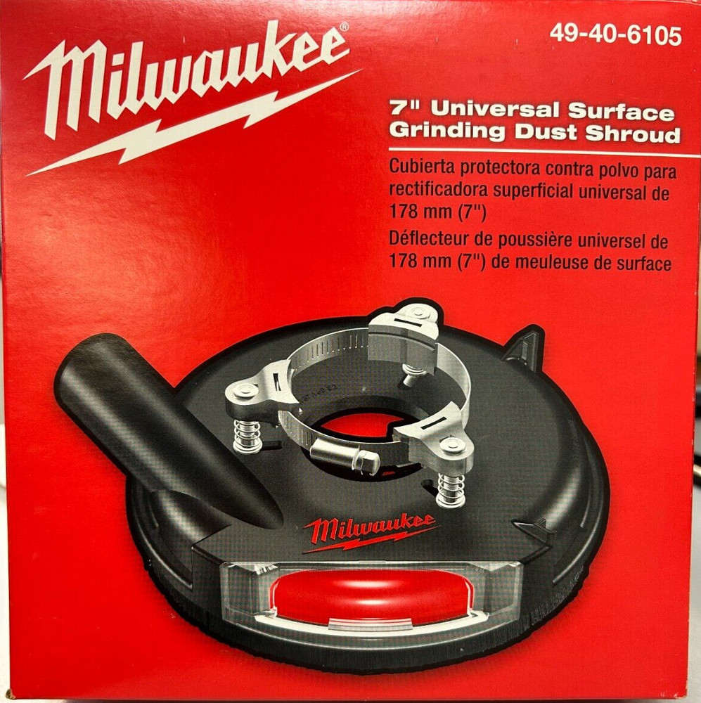 7” Universal Surface Grinding Dust Shroud