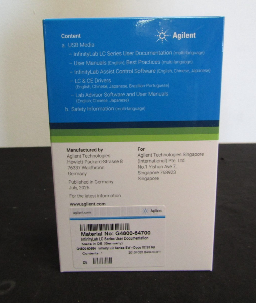 Agilent G4800-64700 Infinity Lab LC Series User Documentation