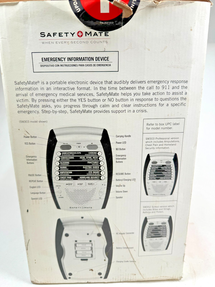 SAFETY MATE SM303K Emergency Information Device (2021006)