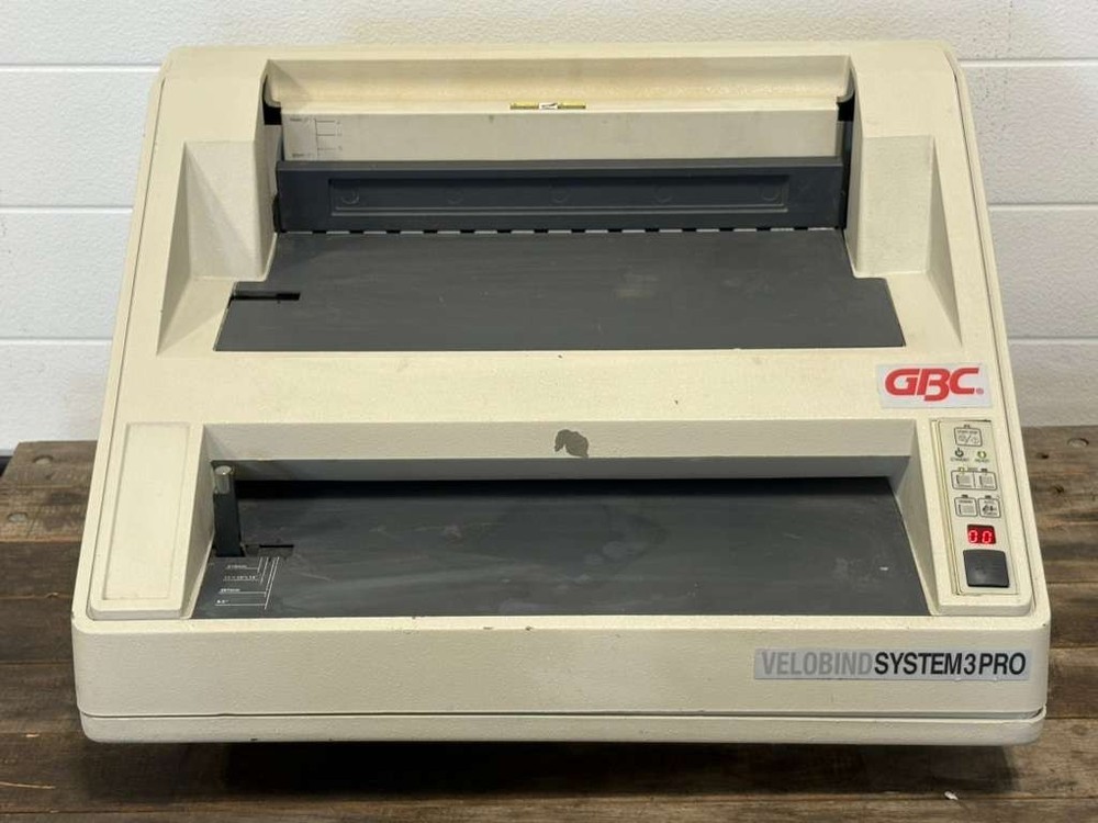 GBC Velobind Electric Binding Machine Model SYSTEM 3 PRO Part 7704921