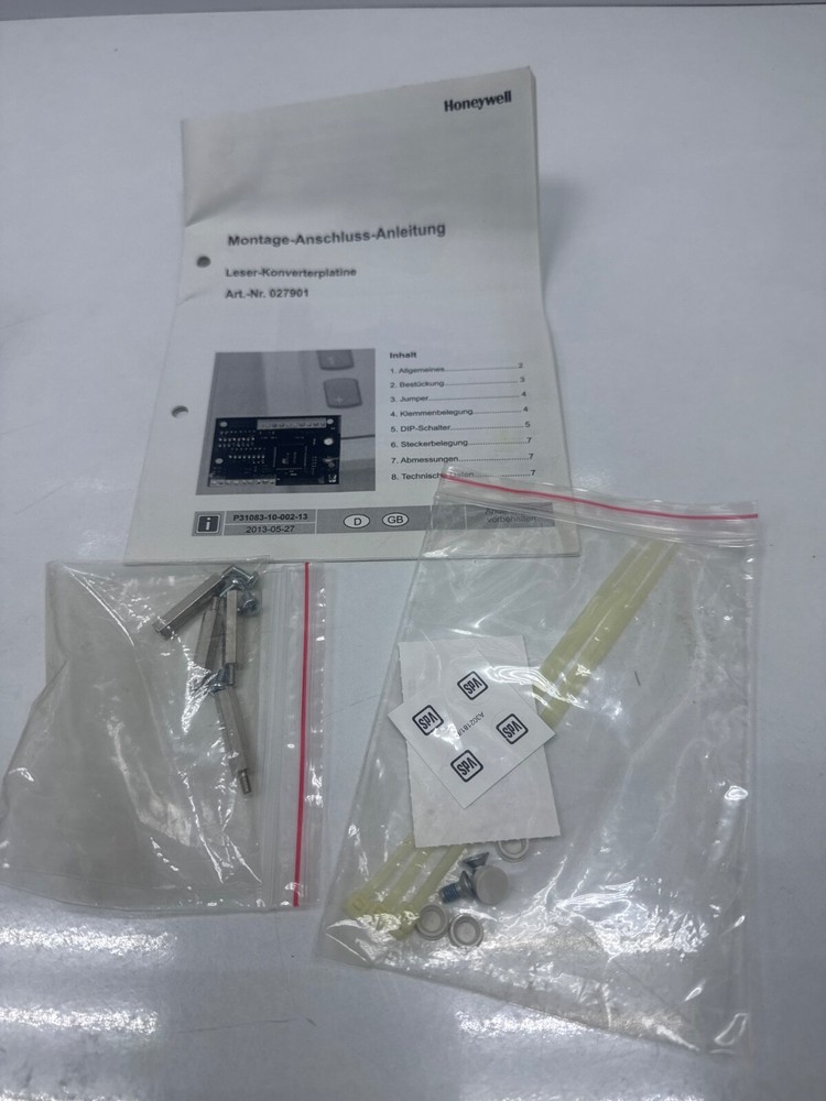 honeywell 027901 READER - CONVERTER - PCB, CLOCK/DATA