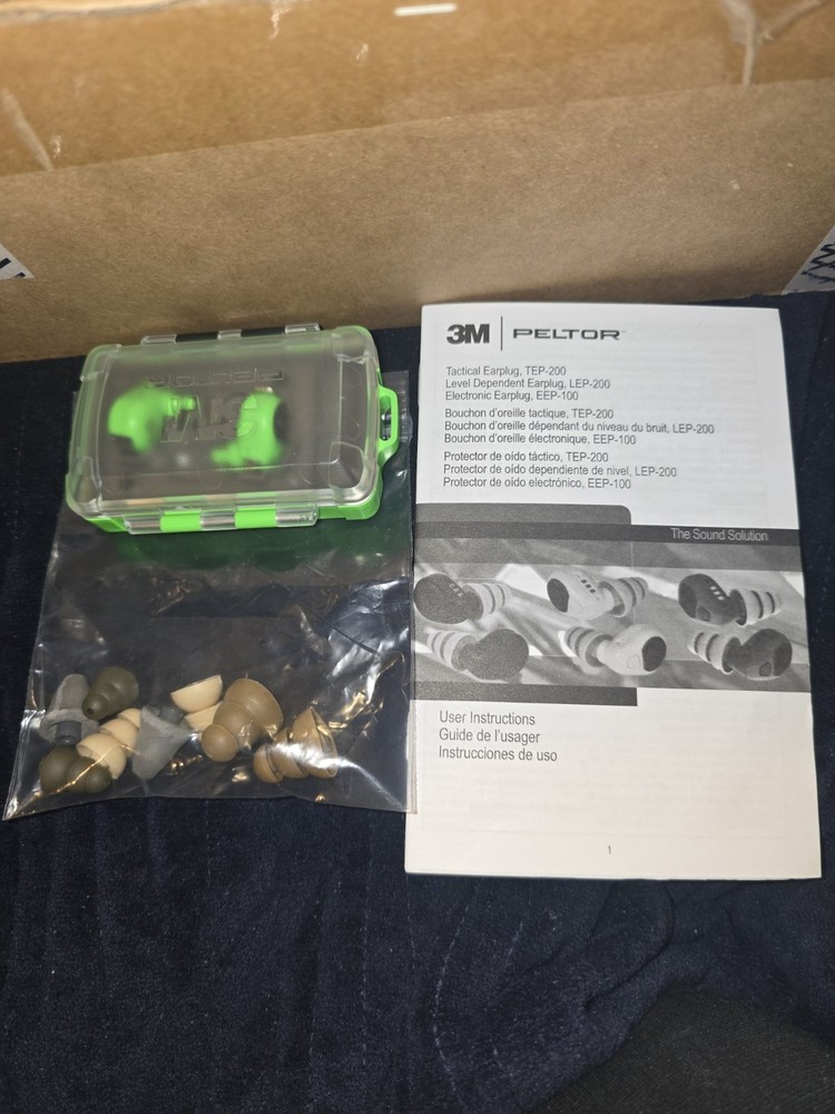 3M Peltor EEP100 Electronic Earplugs - Green
