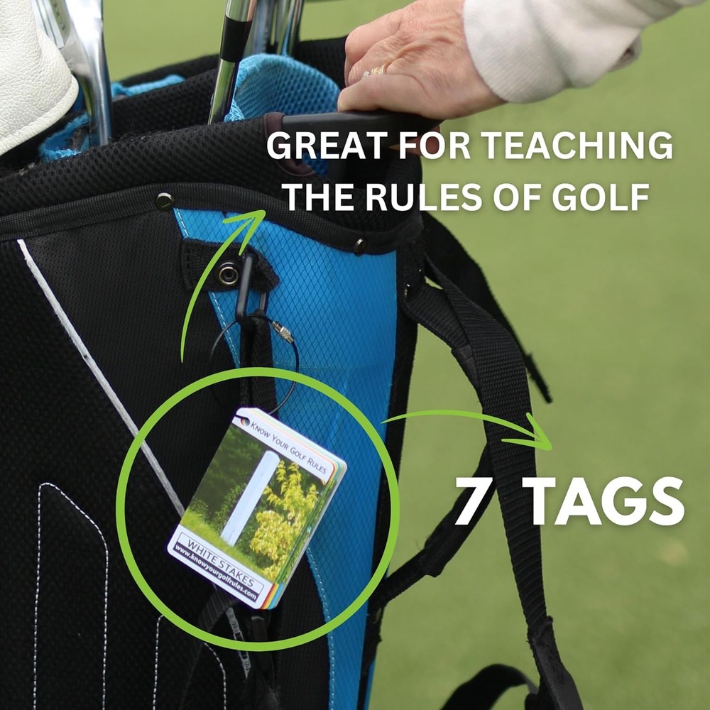 Rule Tags for Your Golf Bag - Golf's Most Common Rules Made Easy | Updated with