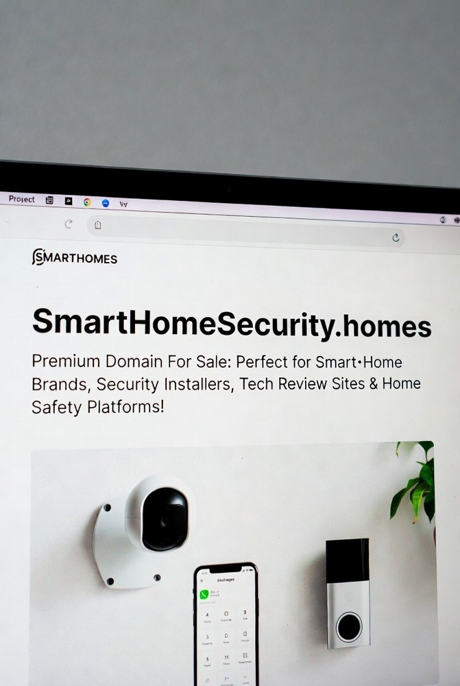 SmartHomeSecurity .homes  Premium Domain | Smart Home Security, Alarm Systems