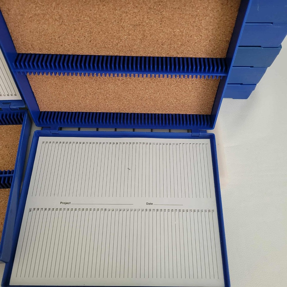 100-Place Slide Storage Boxes with Foam Lining*4-piece pack*