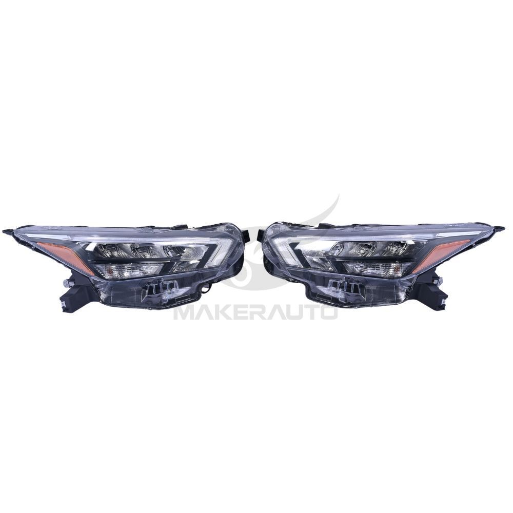 Pair LED HeadLight Assembly Set Left Right Side For Nissan Versa 2020-2024