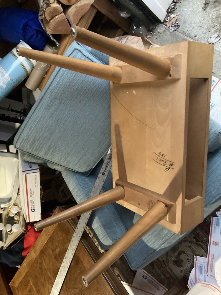 Vtg Mid Century Modern Conant Ball End Side Table