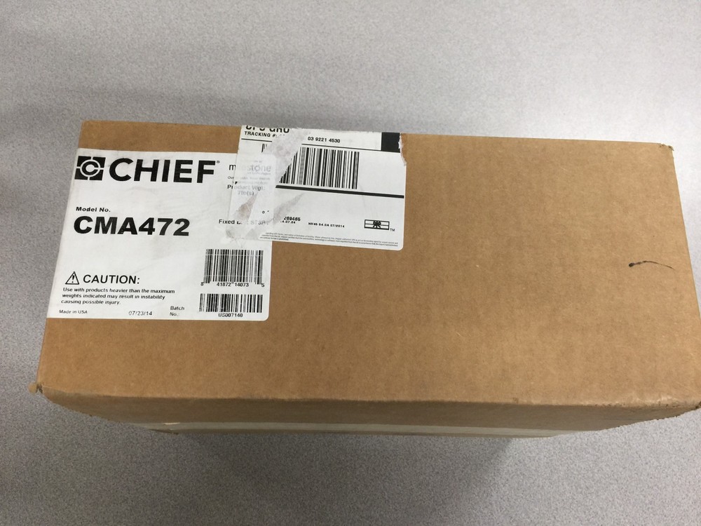 Chief CMA472 Above-Tile Storage Accessory "New"