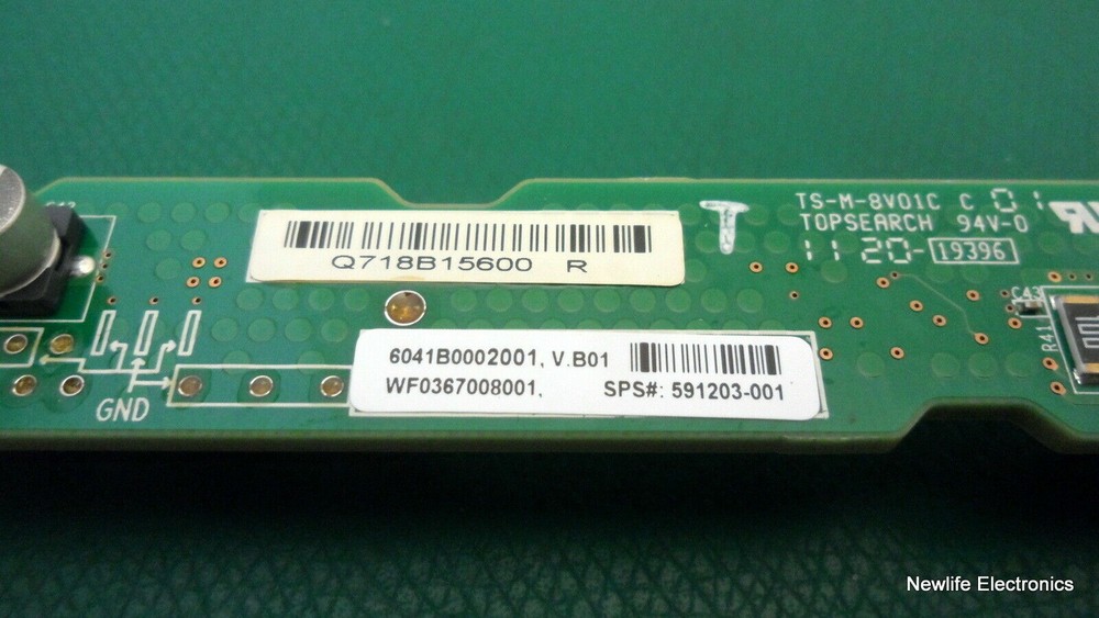 HP 591203-001 SAS Hard Drive Backplane Board