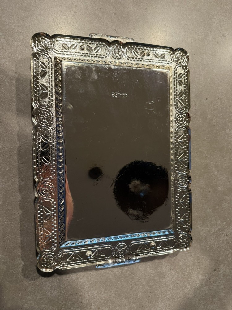 Vintage Silver Plated Serving Tray
