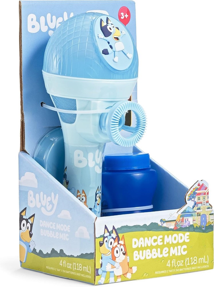 Bluey Dance Mode Bubble Maker & Microphone Set - Perfect for Easter or Birthdays