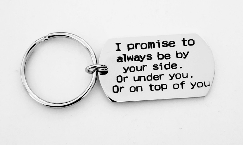I Promise Always by Your side keychain