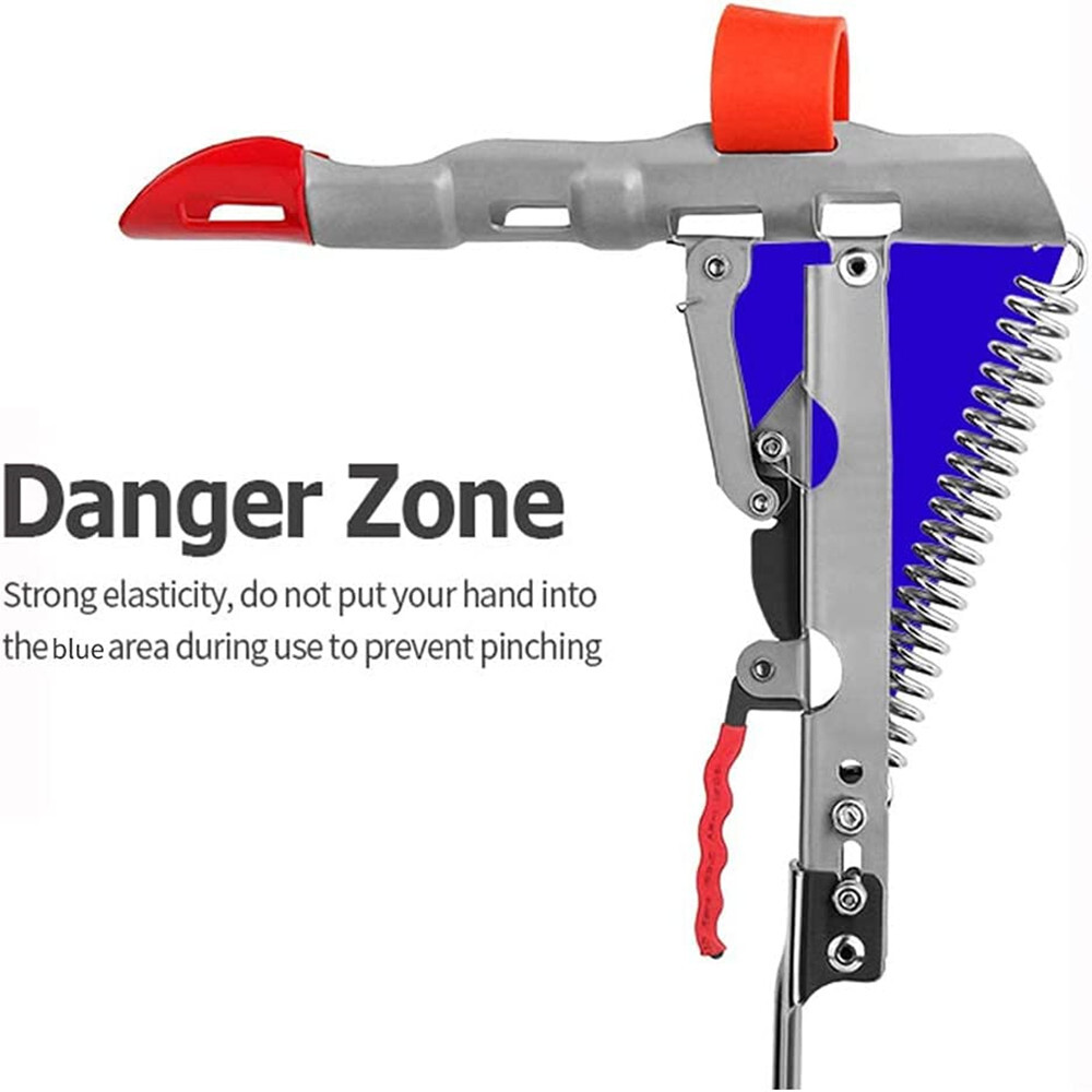 Highly Sensitive Fishing Rod Holder with Automatic Tip-Up Hook Setter Spring