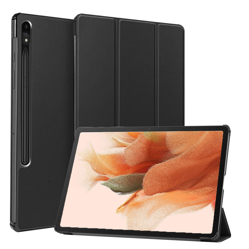 Smart Leather Case For Samsung Galaxy Tab S7 Plus S8+/S7 FE Tablet 12.4" Cover