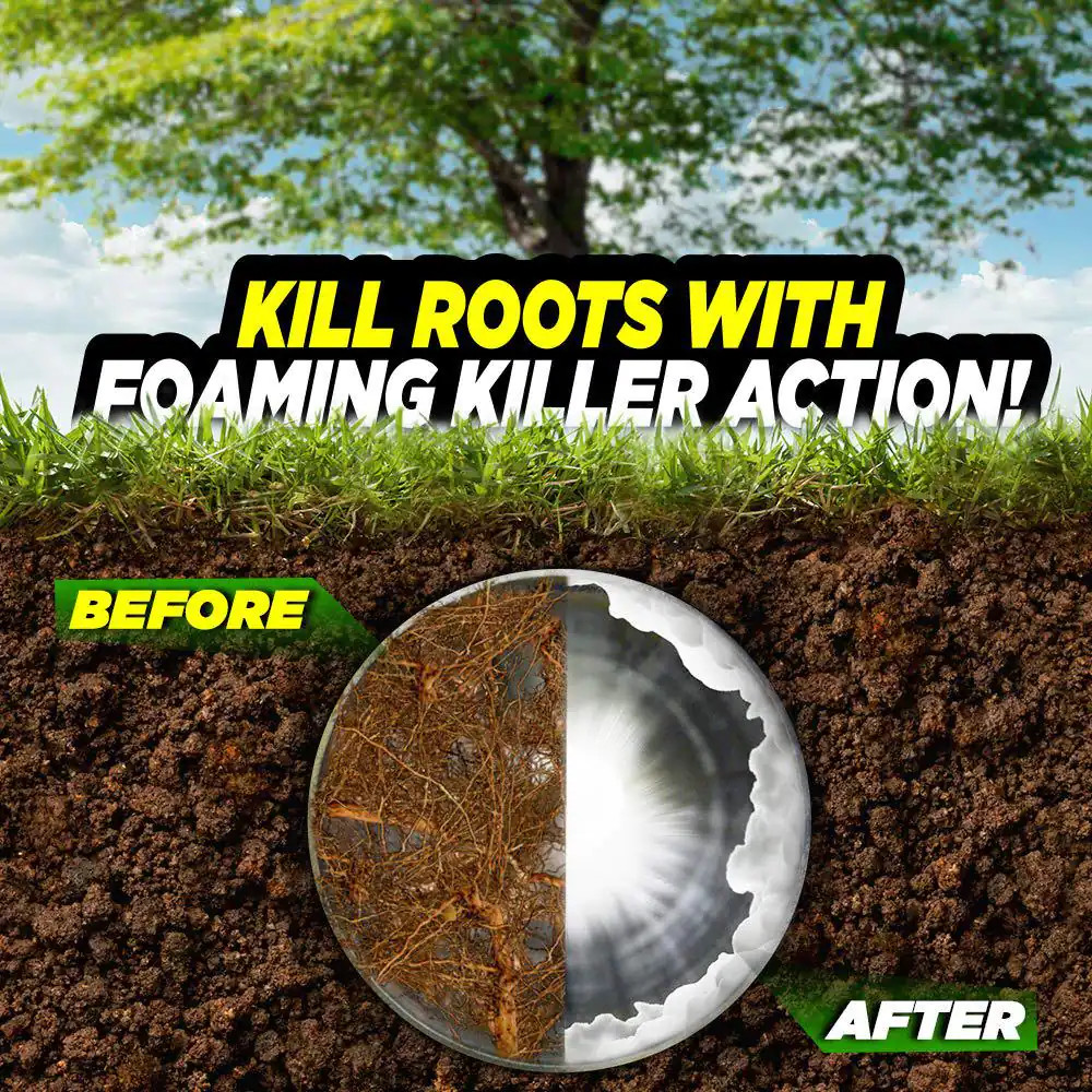 Foaming Root Killer for Piping System Dehydrator Weed Control Household 10 lbs.