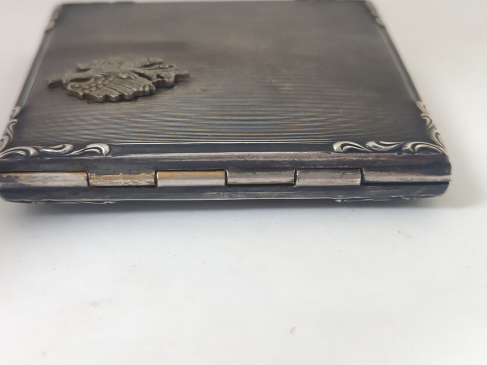 WWII Polish Coat Of Arms Cigarette Case