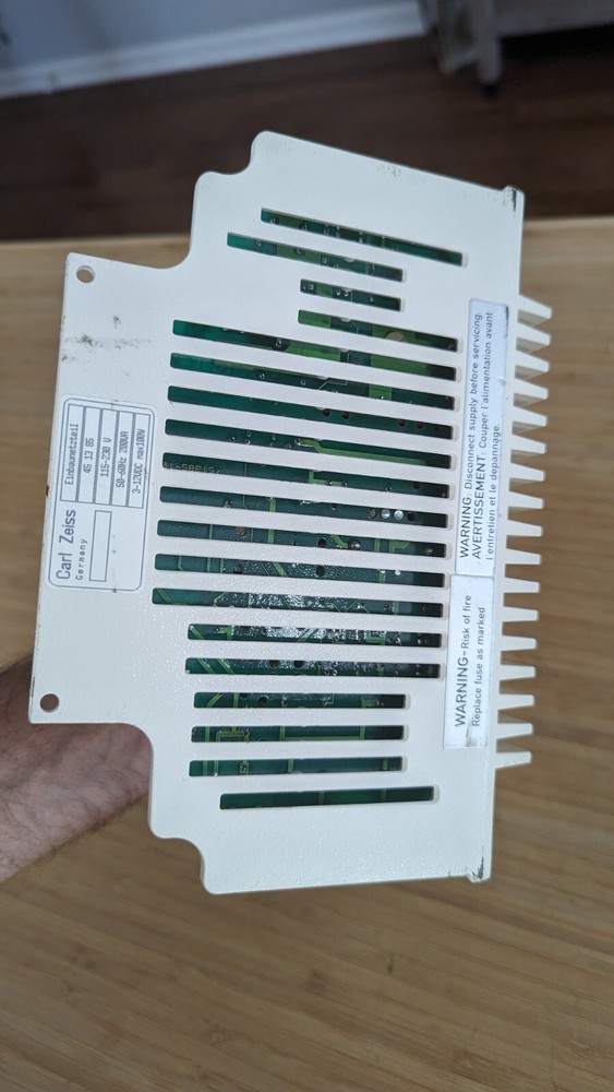 Computer Board / Frame Assembly for Zeiss Axiovert 135TV Microscope