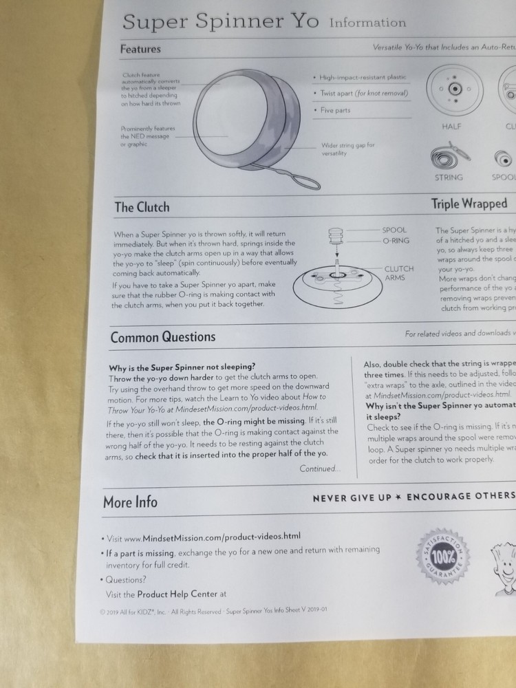 Ned Kids Snapback Yo-Yo Blue New Sealed