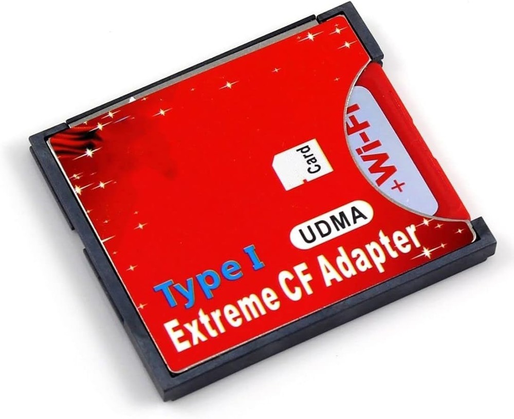 SD SDHC SDXC to CF Type I Compact Flash Memory Card Adapter Reader Support16/...