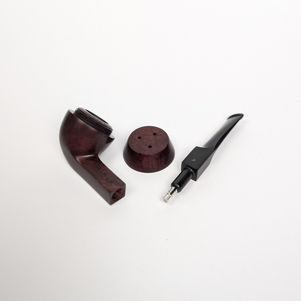 Mr. Brog Wincent No. 8 Briar Wood Pipe - Open Box, Lightly Used, Handcrafted