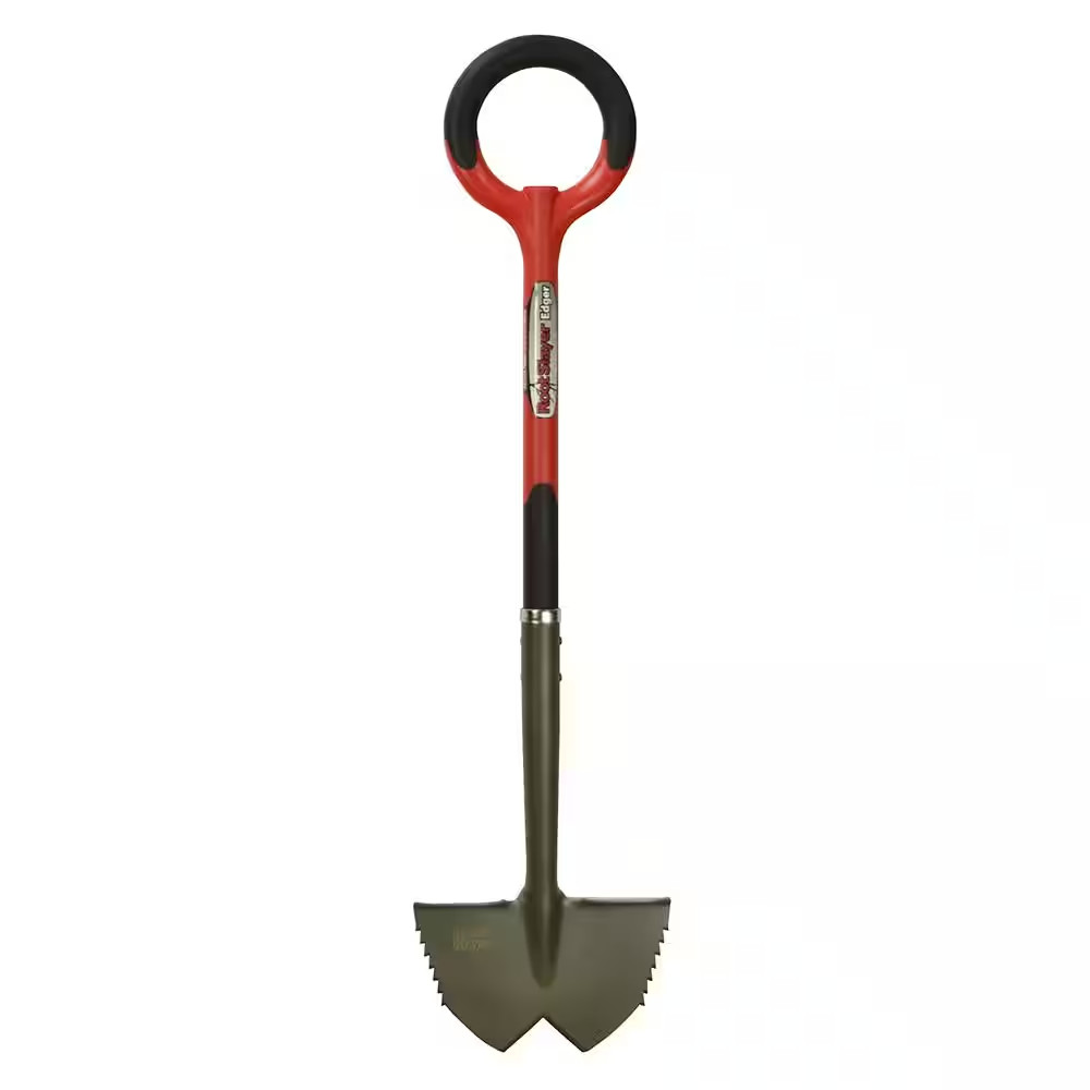 40 In. Root Slayer Carbon Steel Edger, 33 In. Handle