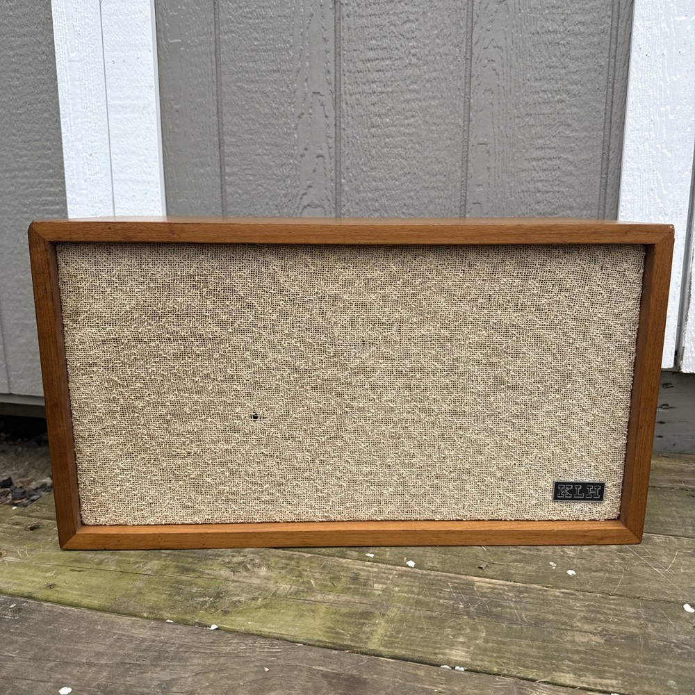 KLH Model Four Complete Range loudspeaker system. (1) Tested And Working