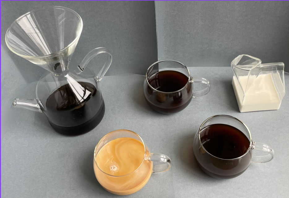 Pour Over Coffee Maker Set Borosilicate Glass