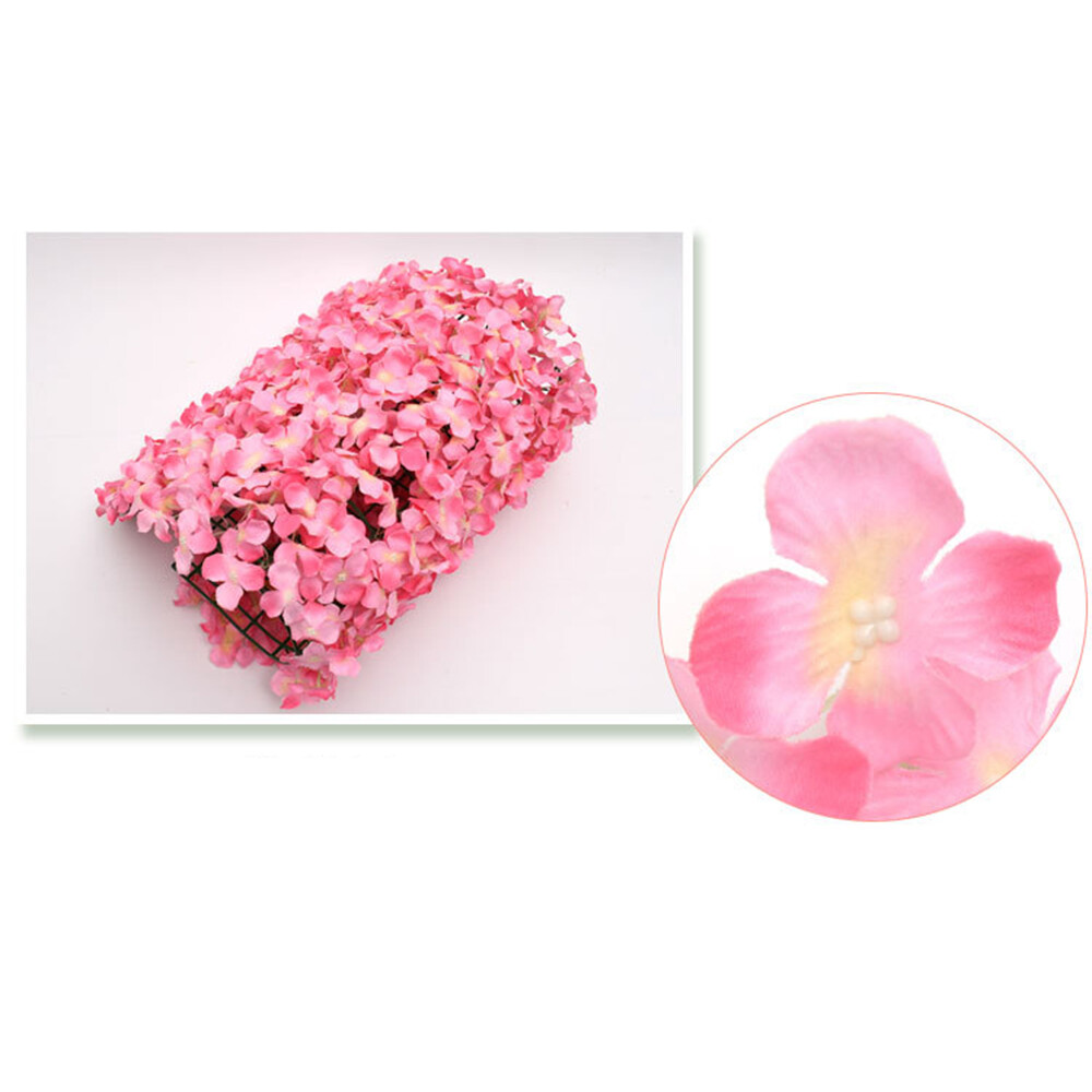 10PCS Artificial Silk Flower Wall Panel Wedding Party Floral Background Decor