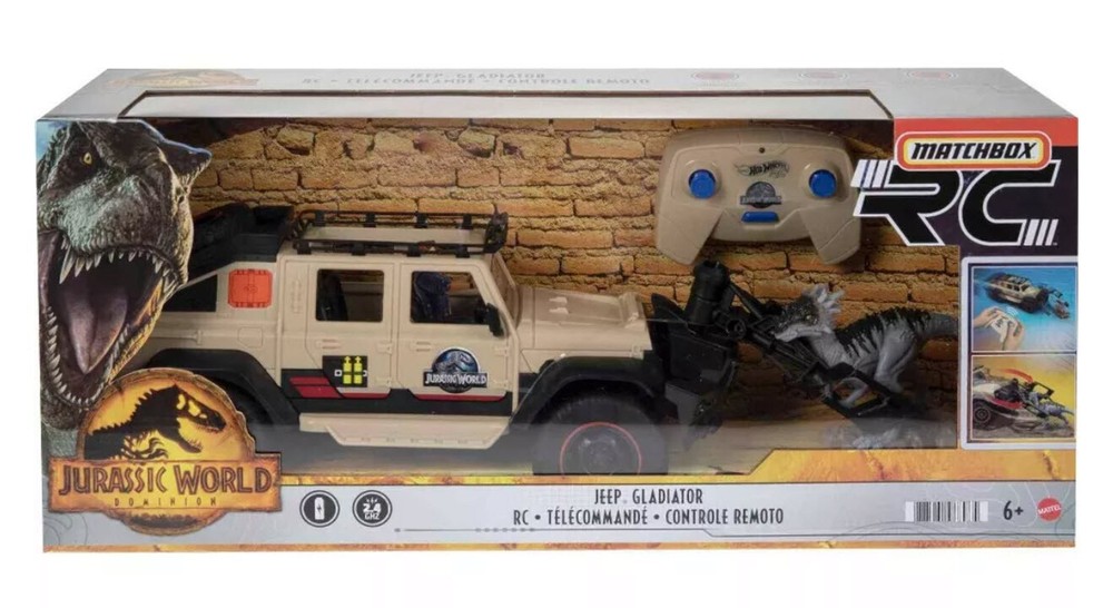 Jurassic World RC Jeep GLADIATOR Full Function Control + Dinosaur & Claw 🌟NEW🌟