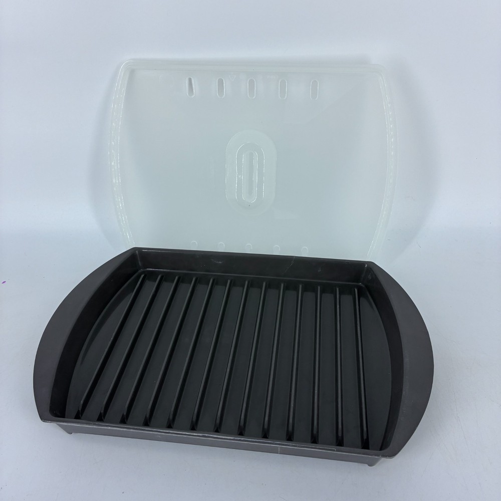 Miracle Ware Progressive Microwave Bacon Tray W/ Vented Lid
