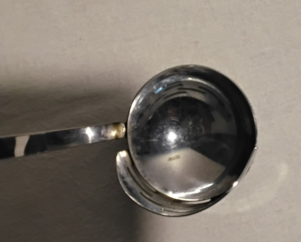 Vintage Strainer Ladel Bakelite Handle 11" Kitchen Utensil