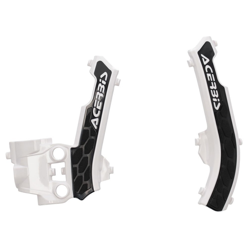 Acerbis X-Grip Frame Guards - White/Black - Guards