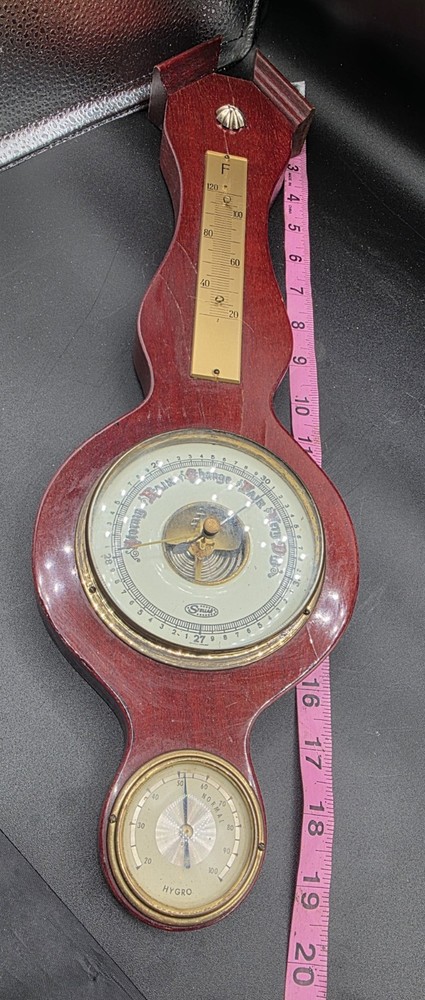 Vintage Stellar Made In Germany Wall Barometer